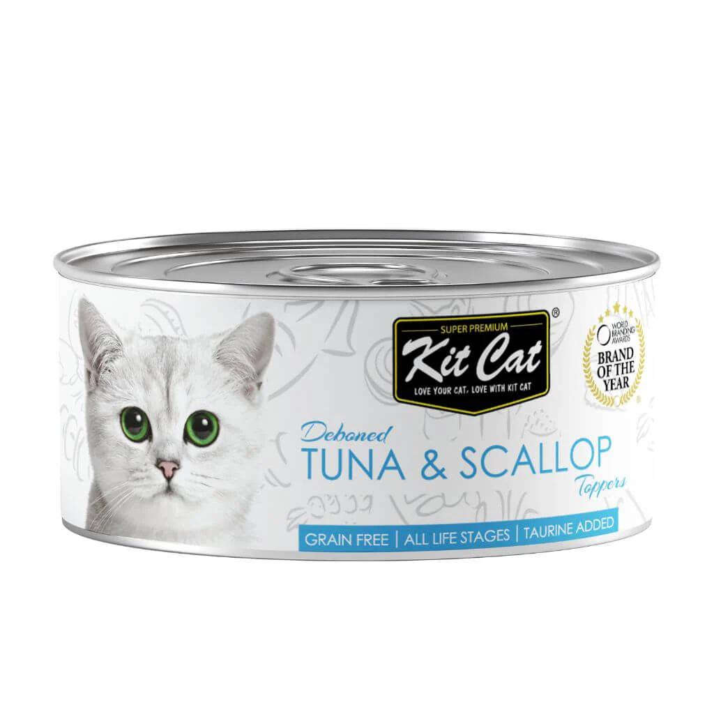 KITCAT Tuna with Scallop 80g - Wet food in Jelly