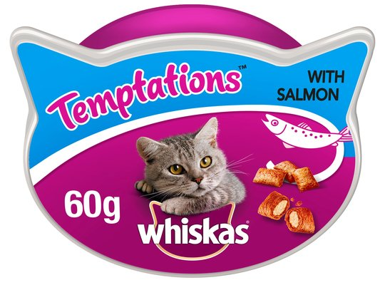 WHISKAS CAT TEMPTAION 60gm - SALMON