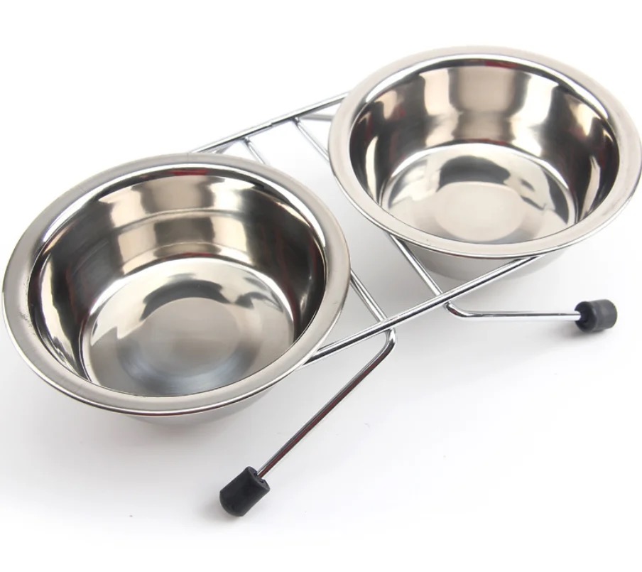 stainless steel bowls and stand