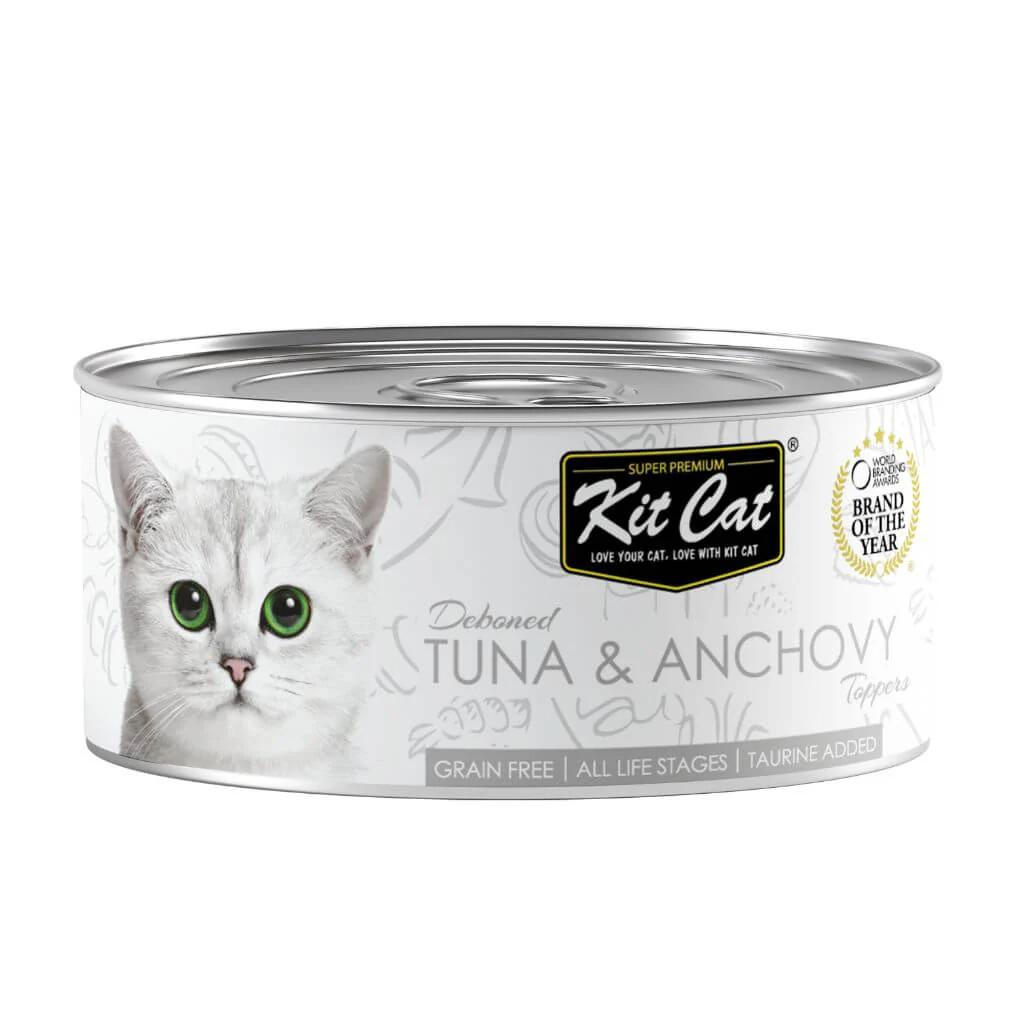 KITCAT Tuna with Anchovies 80g - Wet food in Jelly