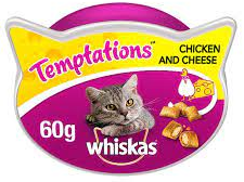 WHISKAS CAT TEMPTAION 60gm - CHICKEN