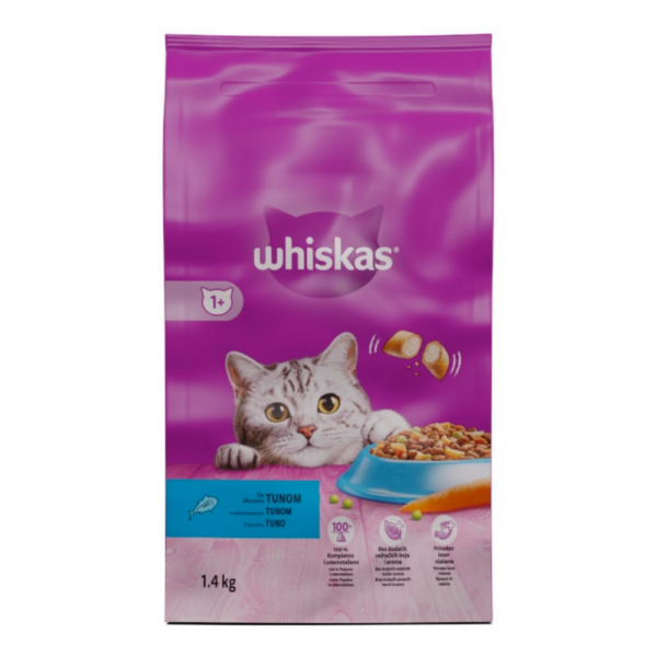 ויסקס מזון לחתול טונה 1.4 ק"ג - WHISKAS TUNA 1.4 KG