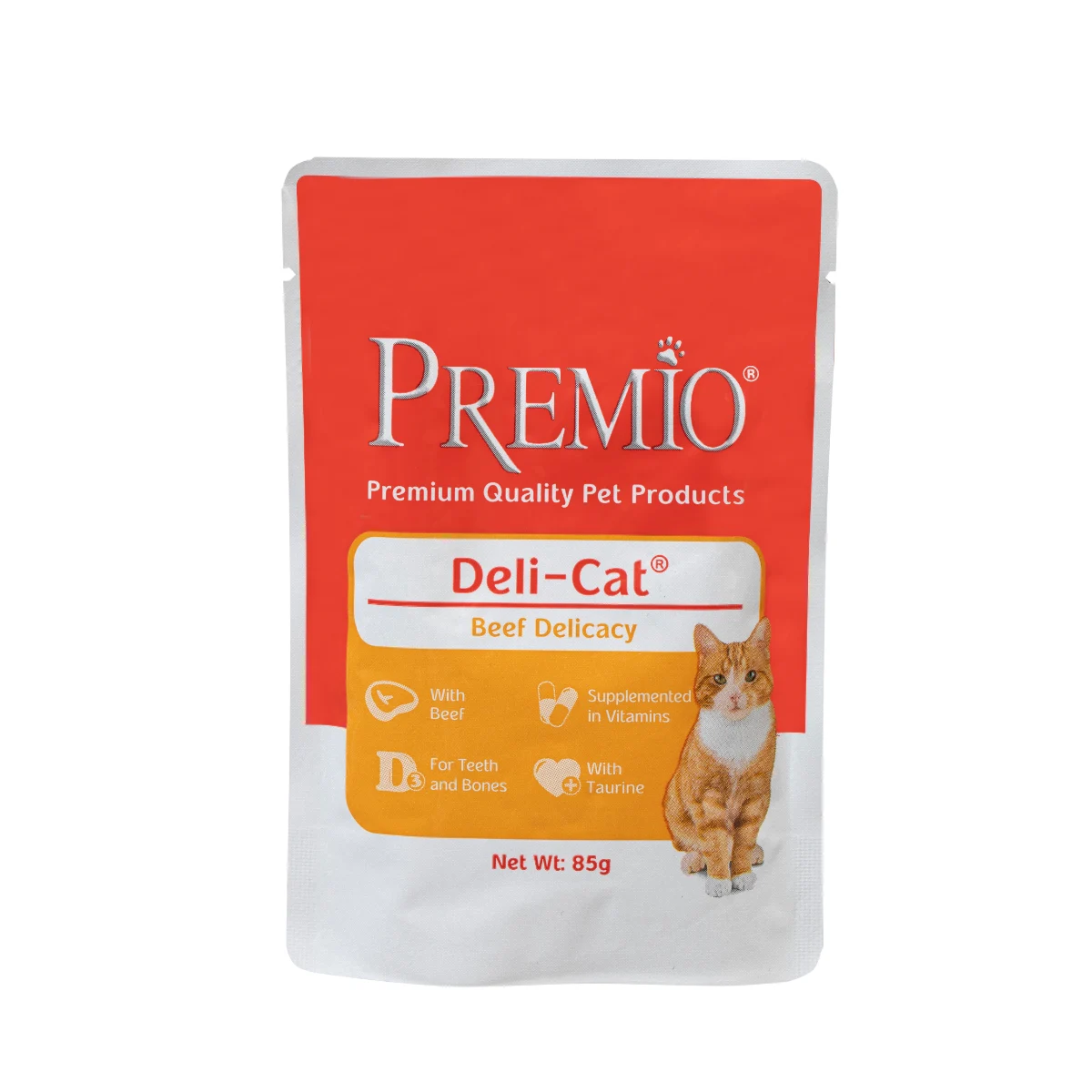 PREMIO DELI-CAT IN beef 85gm