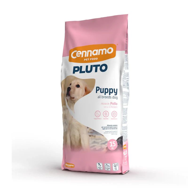 פלוטו גןרימ 20קייג Pluto Puppy 15kg - Chicken