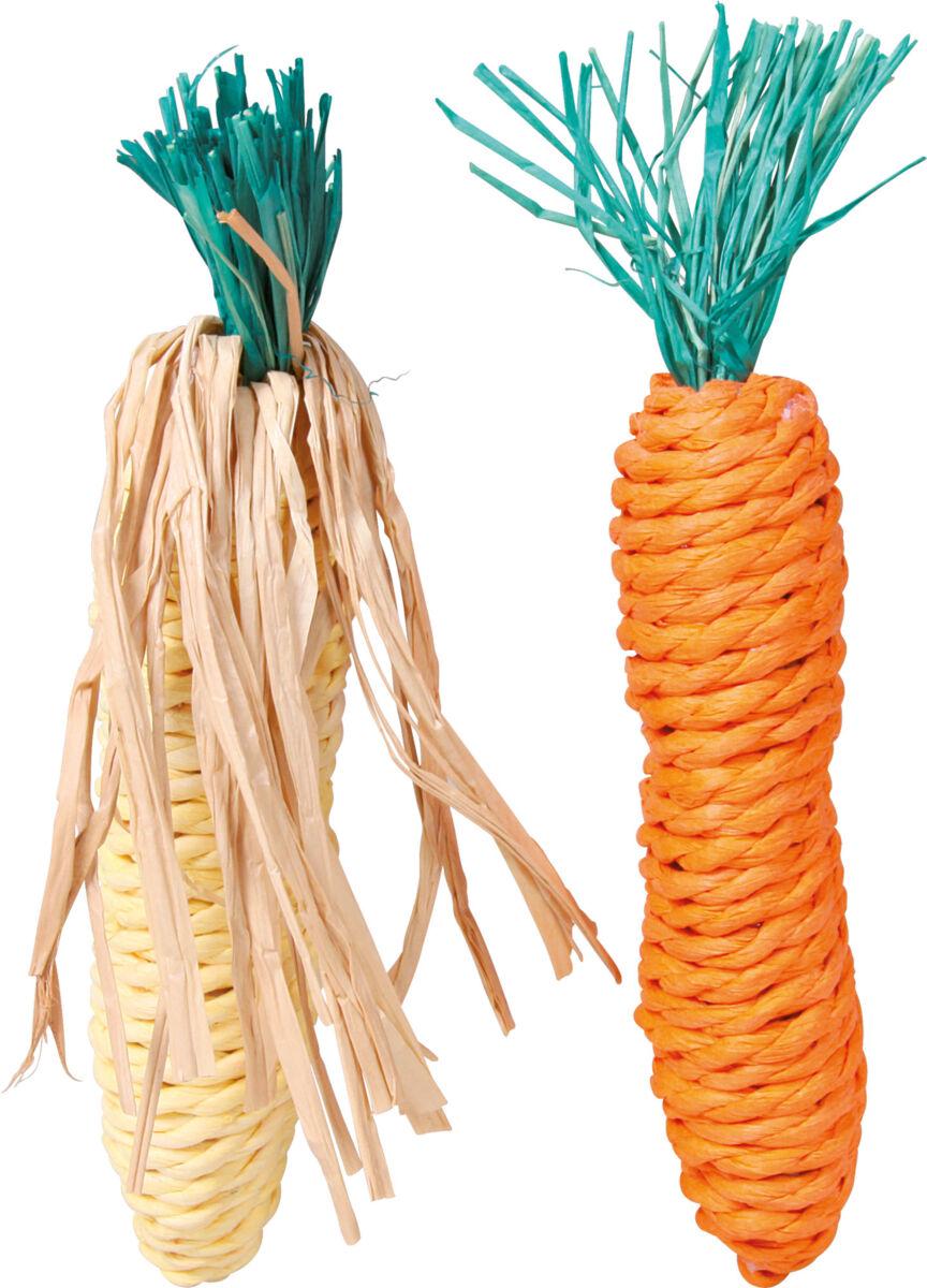 SET OF STRAW TOYS CARROT