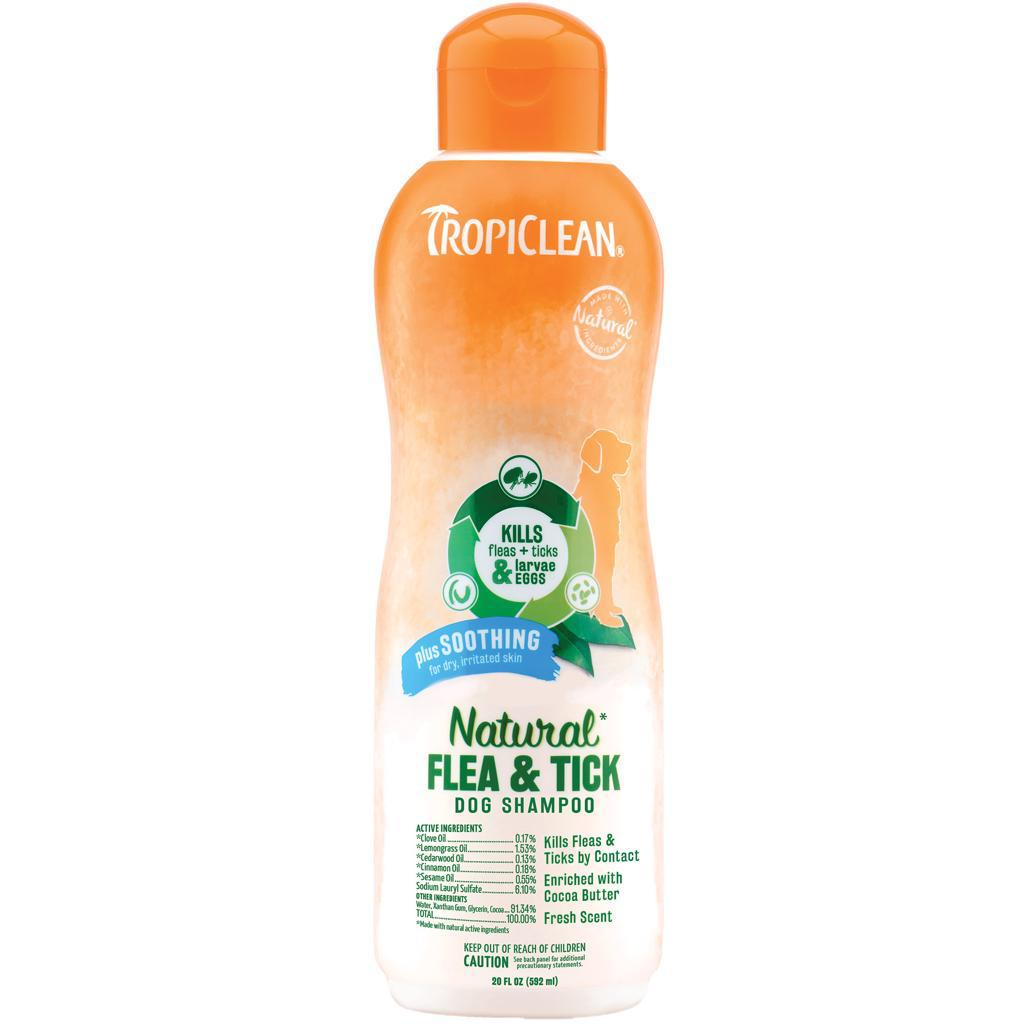 TROPICLEAN SHAMPOO - TREATS FLEA & TICKS