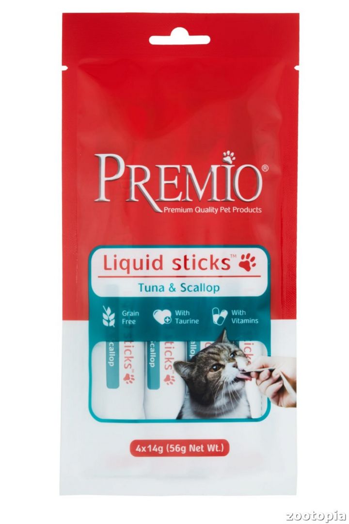 PREMIO LIQUIQ-STICKS 56GM IN TUNA AND SCALLOP