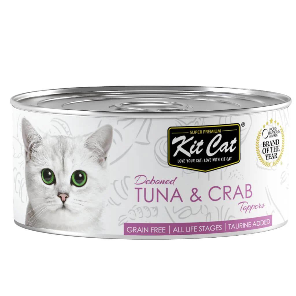 KITCAT Tuna with Crab 80g - Wet food in Jelly