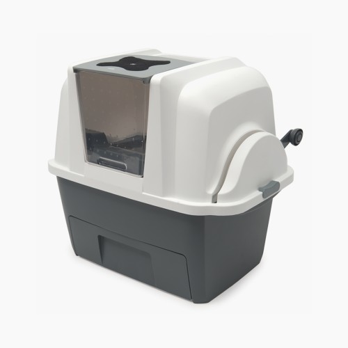 SMART SIFT CAT LITTER BOX WITH AIRSIFT FILTER SYSTEM